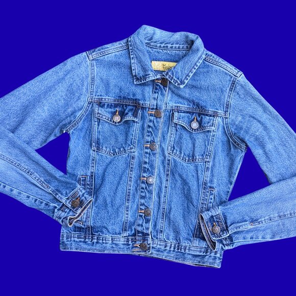 Handmade, Upcycled Walt Disney's Favorite Characters Denim Jacket Size M - Picture 2 of 4